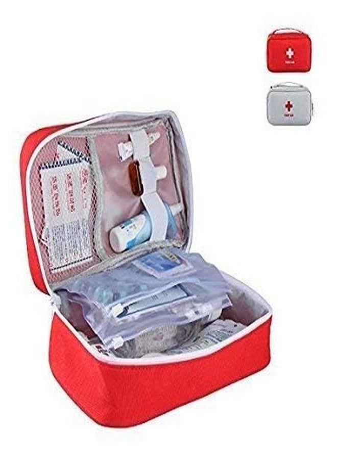 XVIA Medicine-Pocket Empty Bag for Travelling Car // Large Medical First Aid Kit Storage Pouch Home, Office (1Pcs) (Multicolor) - Image 4